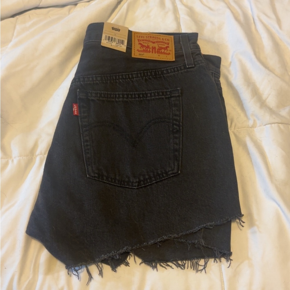 Levi's 501 Black Jean Shorts